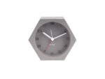 Budík Hexagon concrete