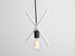 Biela závesná lampa XLAMP