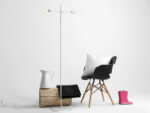Biela stojaca lampa TWIGO 2 – Obrázok 2