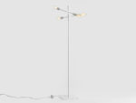 Biela stojaca lampa TWIGO 4