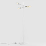 Biela stojaca lampa TWIGO 4