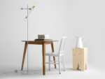 Biela stojaca lampa TWIGO 4 – Obrázok 3