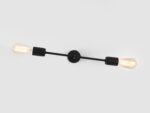 Čierna nástenná lampa TWIGO 2S