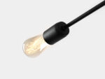 Čierna nástenná lampa TWIGO 2L – Obrázok 4