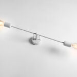 Biela nástenná lampa TWIGO 2L