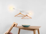 Biela nástenná lampa TWIGO 2L – Obrázok 3